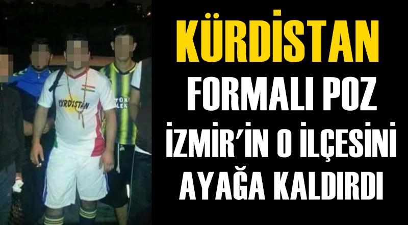 'Kürdistan' forması giydi; İzmir'in o ilçesi ayağa kalktı