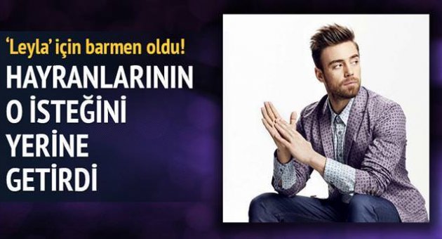 'Leyla' için barmen oldu