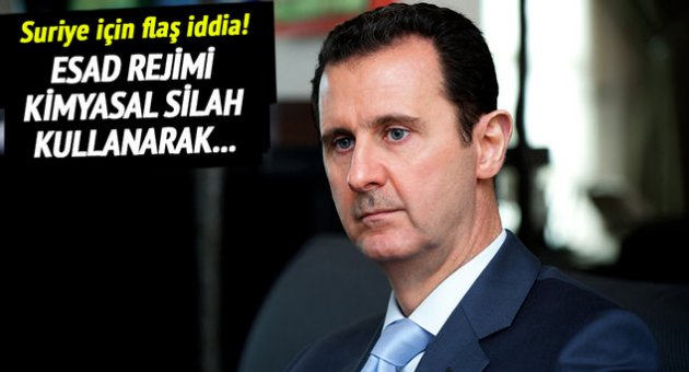 'Suriye rejimi kimyasal silah kullanıyor'