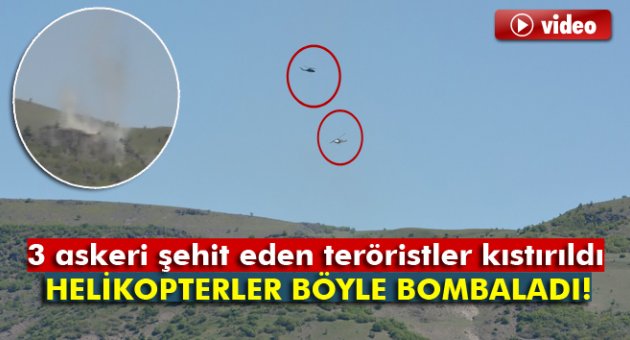 3 askeri şehit eden PKK'lıların geçiş güzergahları bombalandı