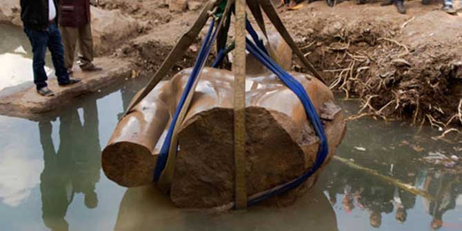 3 Bin 300 Yıllık Firavun Heykeli Bulundu!