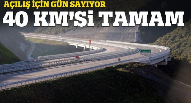 40 km'si tamam!