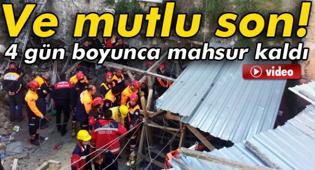 4 gün mahsur kaldığı kuyudan 90 saatte kurtarıldı