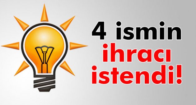 4 isim için AK Parti Merkez Disiplin Kurulu devrede