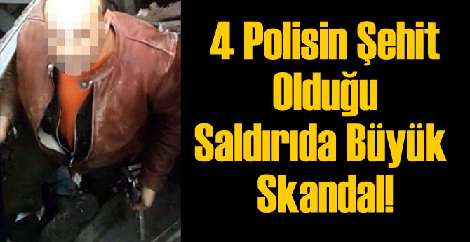 4 Polisin Şehit Olduğu Saldırıda Silah Çaldı!