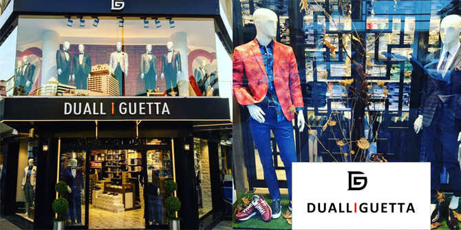 %60 indirimli takım elbise Duall Guetta&#039;da