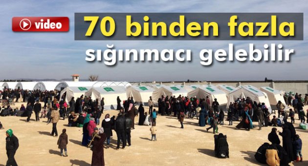 70 binden daha fazla sığınmacı gelebilir