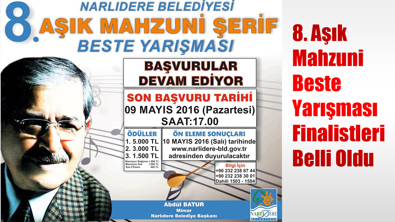 8. Aşık Mahzuni Beste Yarışması finalistleri belli oldu