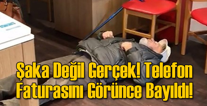 90 Yaşındaki Adam Faturayı Görünce Bayıldı!