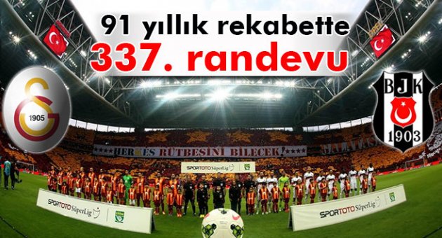 91 yıllık rekabette 337. randevu