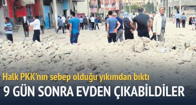 9 gün sonra evden çıkabildiler