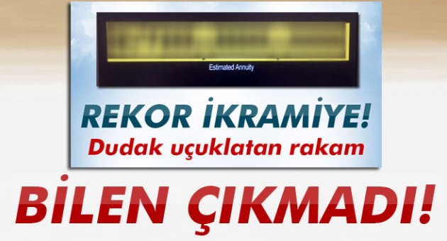 ABD'de loto tarihinin en büyük ikramiyesi 930 milyon doları bilen çıkmadı