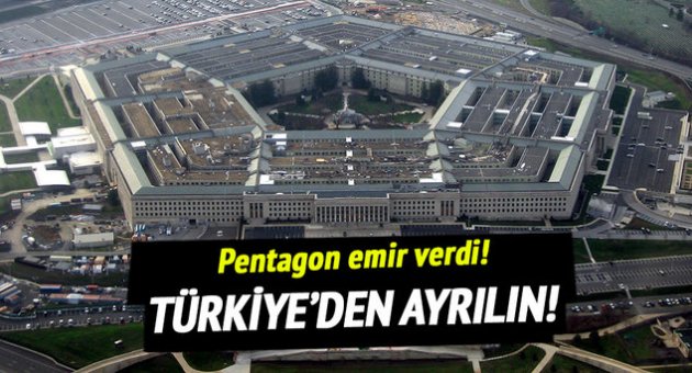 ABD askerlerinin yakınlarına Türkiye'den ayrılmaları emri verildi