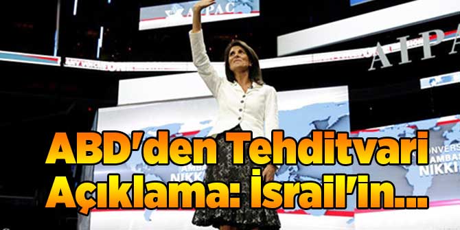 ABD'den Tehditvari Açıklama: İsrail'in...