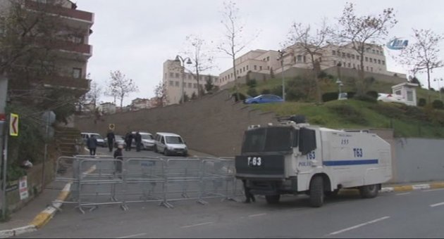 ABD Konsolosluğu'nda yoğun güvenlik önlemi