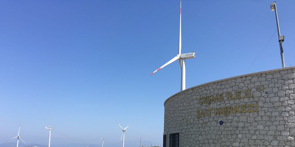 ABK Çeşme RES, çevreci enerji üretmeye devam ediyor