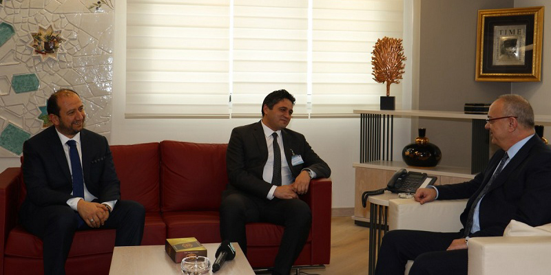 Acar ve Şekerci’den Başkan Ergün’e Ziyaret