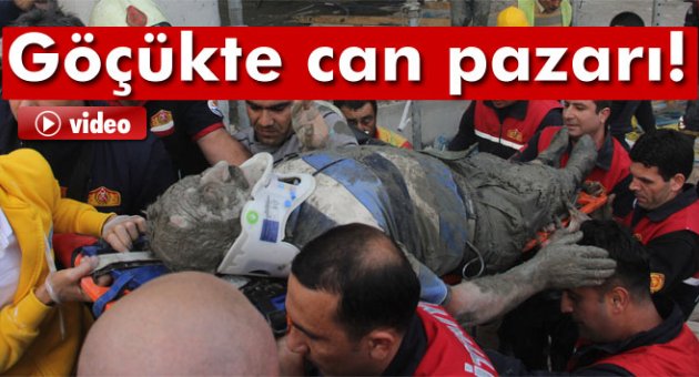 Adana&#039;da göçükte can pazarı