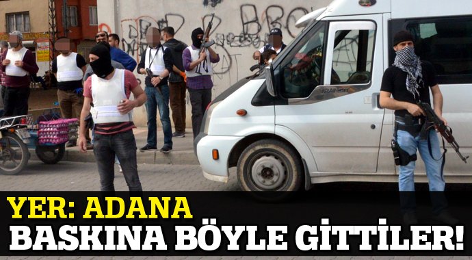 Adana'da torbacılardan otomatik silah çıktı