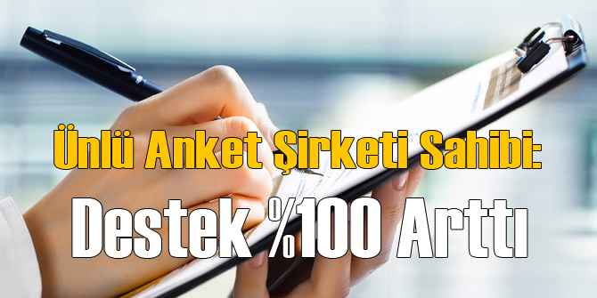 Adil Gür: Destek Yüzde Yüz Arttı
