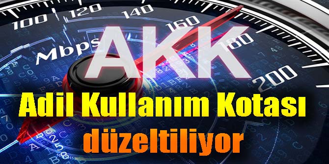 Adil Kullanım Kotası düzeltiliyor