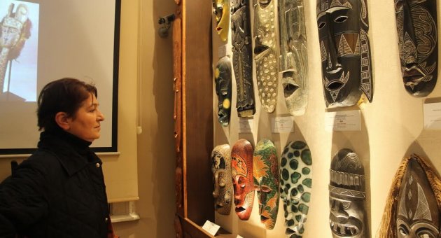 Afrika maskeleri görücüye çıktı