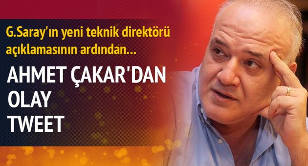 Ahmet Çakar'dan olay açıklama
