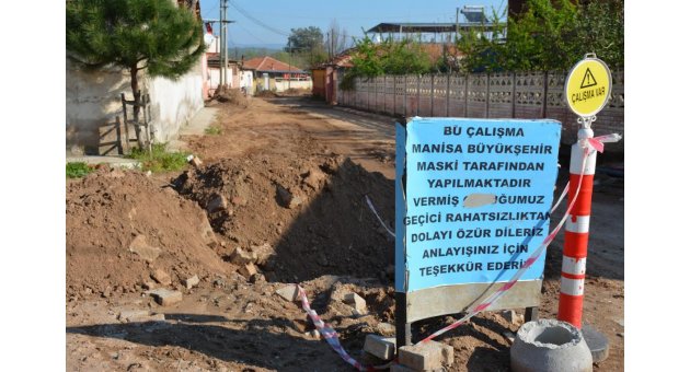 Ahmetli’ye Kanalizasyon Hamlesi