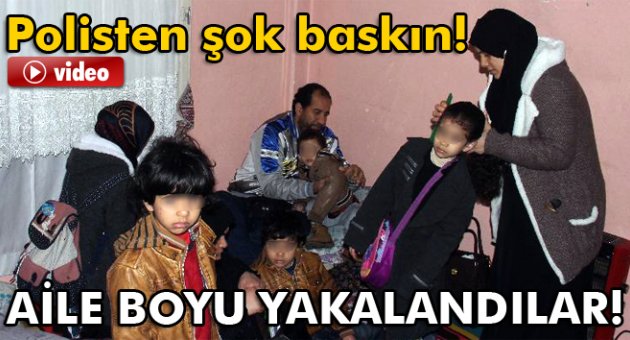 Aile boyu IŞİD'e giderken yakalandılar