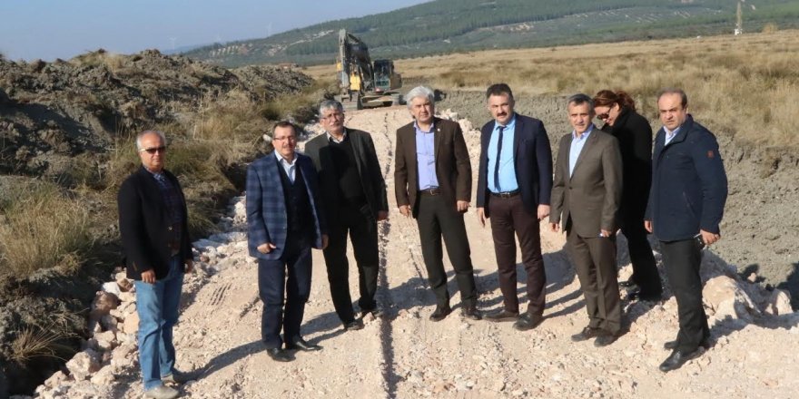 Akhisar Zeytin İhtisas OSB’de alt yapı hızla ilerliyor