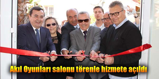 Akıl Oyunları salonu törenle hizmete açıldı