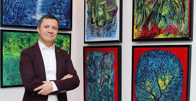 Akın Ekinci&#039;nin Yansıma Sergisi Sanatseverlerle Buluştu