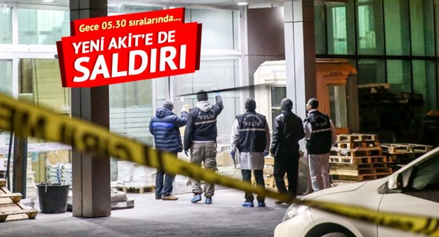 Akit Medya Grubu'na molotoflu saldırı