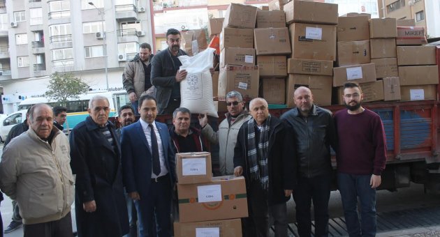 AK Parti Bornova İlçe Başkanlığı’nın yardım kampanyası hedefine ulaştı