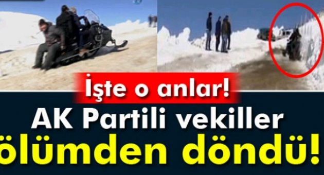 AK Partili vekiller ölümden döndü!
