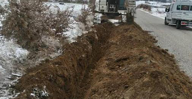 Alanyolu'nda İçme Suyu Çalışmaları Başladı