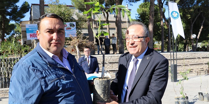 Alaşehirli Üreticiye 7 bin 770 Ceviz Fidanı