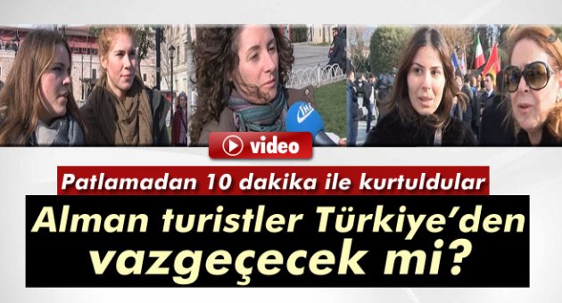Alman turistler Türkiye&#039;den vazgeçecek mi?