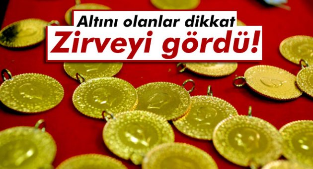 Altın 4 ayın zirvesinde