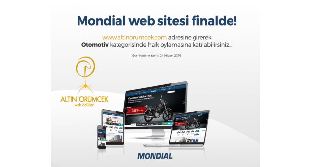 Altın Örümcek Web Ödülleri’nde MONDIAL Finalde