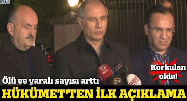 Ankara aaldırısında ölü sayısı 34'e, yaralı sayısı 125'e yükseldi