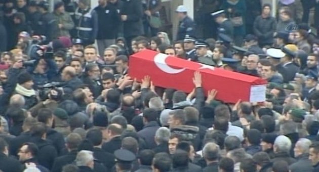 Ankara şehidini uğurladı