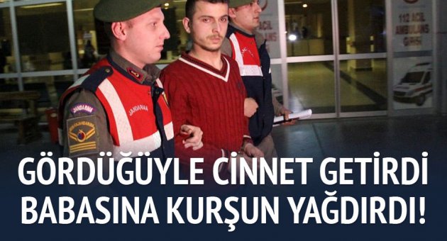 Annesini döven babasını öldürdü