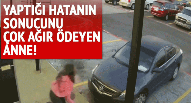 Arabayı içindeki çocukla birlikte çaldı