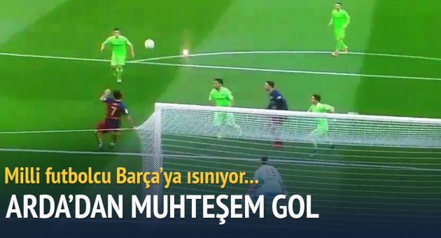 Arda Turan'dan rövaşata golü!