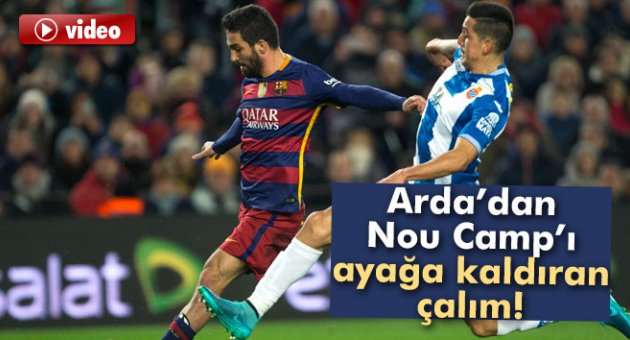 Arda Turan'dan tribünleri ayağa kaldıran çalım