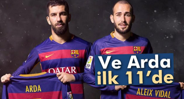 Arda Turan ilk 11'de