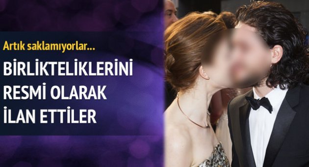 Aşklarını resmi olarak ilan ettiler