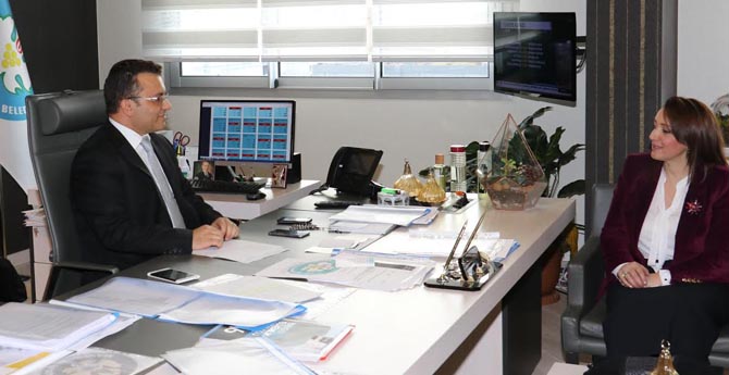 Atasoy’dan Büyükşehir’e Nezaket Ziyareti 