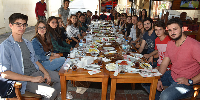 Atatürkçü gençlik kahvaltıda buluştu